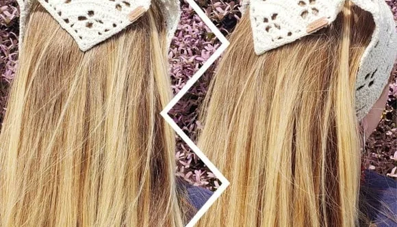 Bandana de Cabelo em Crochê