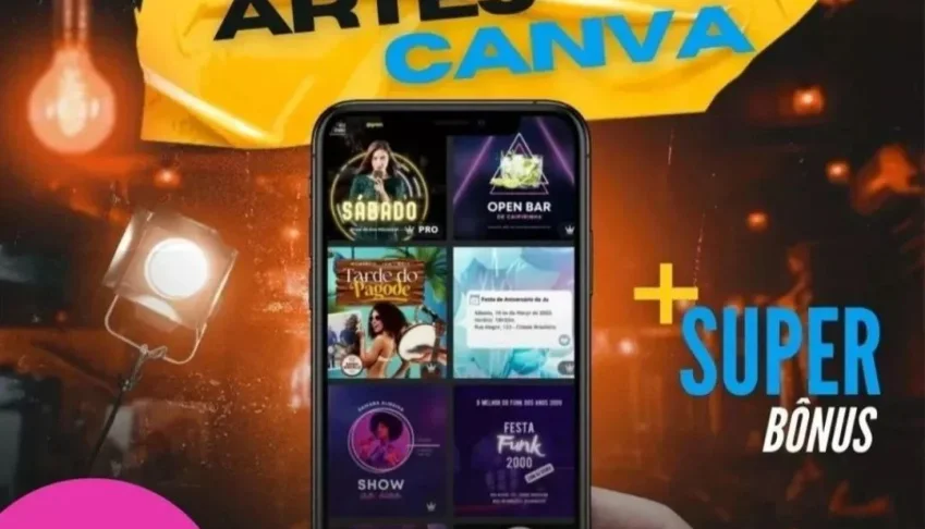 Mega Pack Canva +12.000 Artes 100% Editáveis