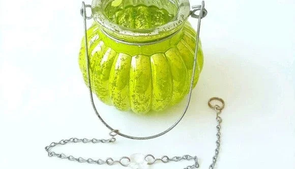 Porta Vela de Pendurar - verde