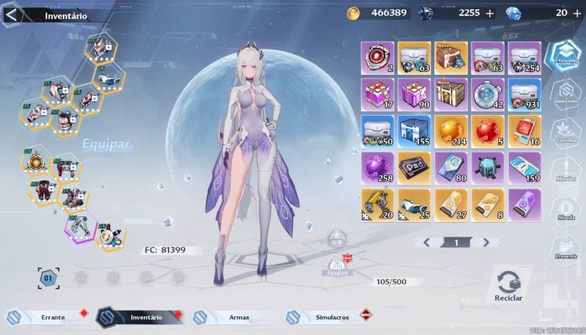 TOF- Crown,Huma, Meryl Full estrela, Frigg, Sakifuwa e Alyss