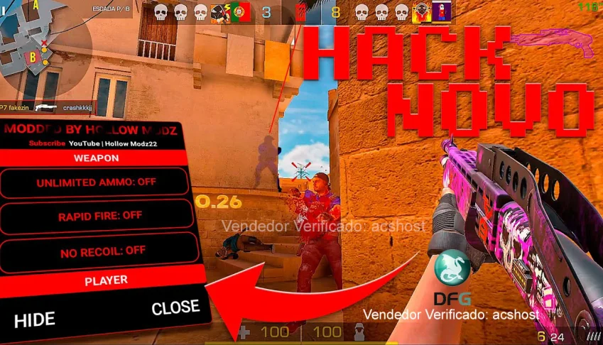 Cheat Para Standoff 2 (Atualizado)🟢