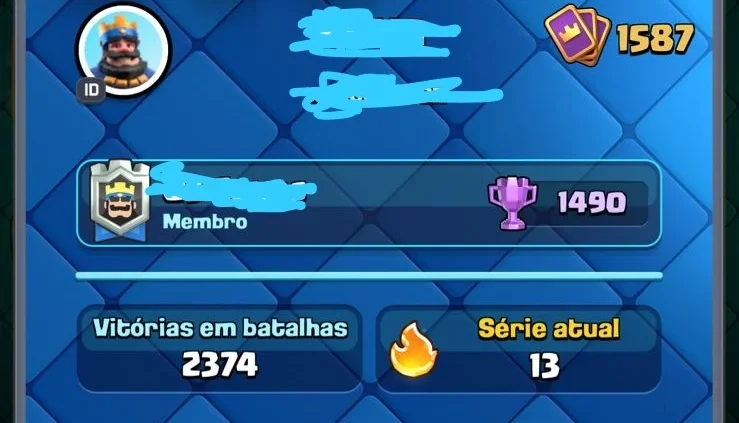 Conta Clash Royale LVL 16 Top + Clash of Clans CV17 Top