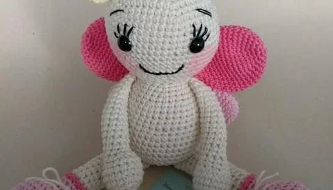 Amigurumi Borboleta Cristal