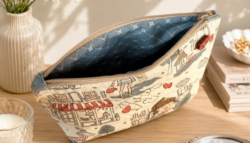 Necessaire Artesanal de Tecido