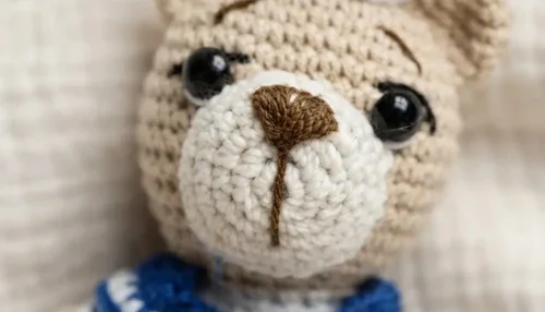 Urso Marinheiro Pequeno Amigurumi