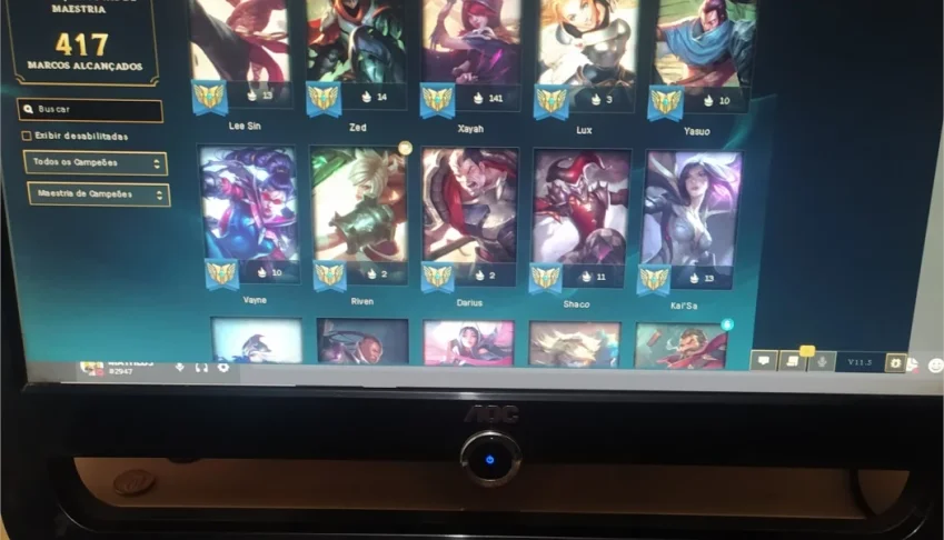CONTA LEAGUE OF LEGENDS