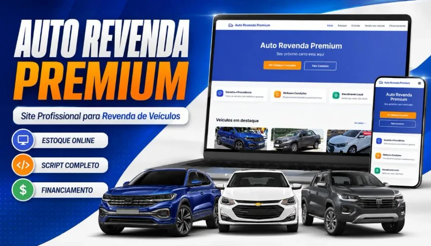 Revenda de Veículos – Site + Painel Administrativo