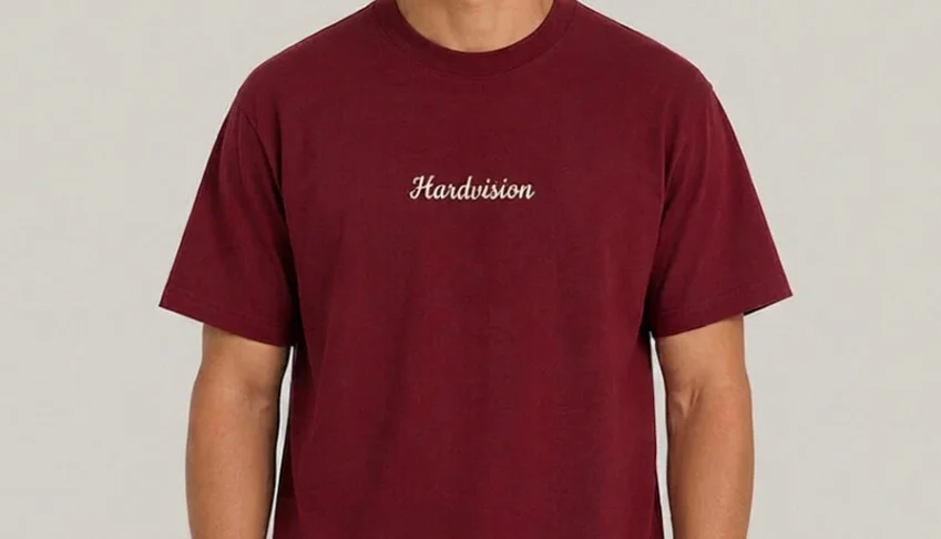 Camiseta Bordô Porcelana