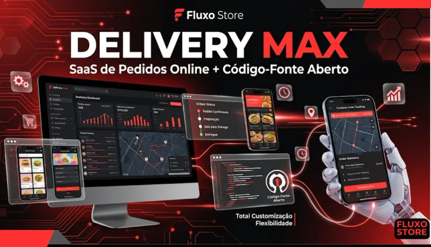 Delivery Max: SaaS de Pedidos Online + Código-Fonte Aberto