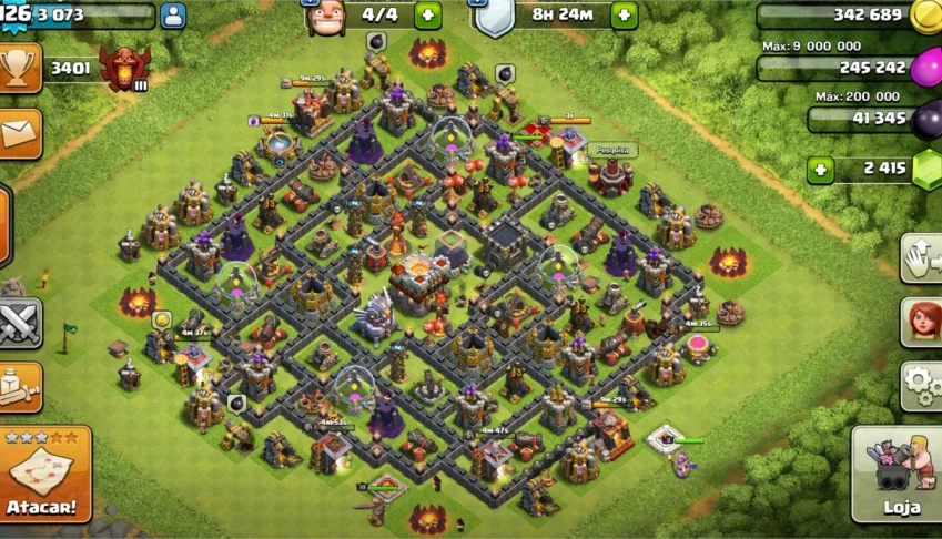 VENDE-SE VILA CLASH OF CLANS - CV 11