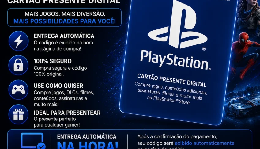🎮 R$ 35 Gift Card PlayStation Store