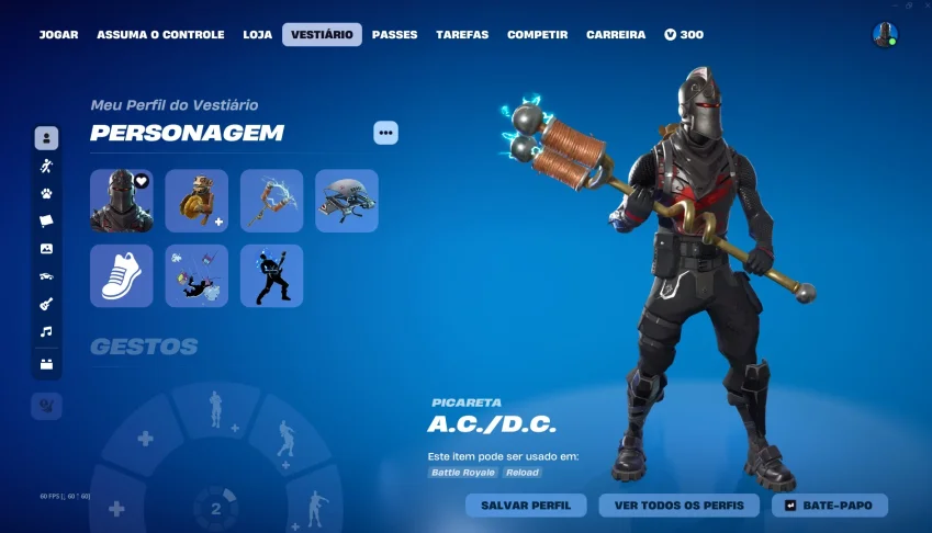 CONTA OG FORTNITE