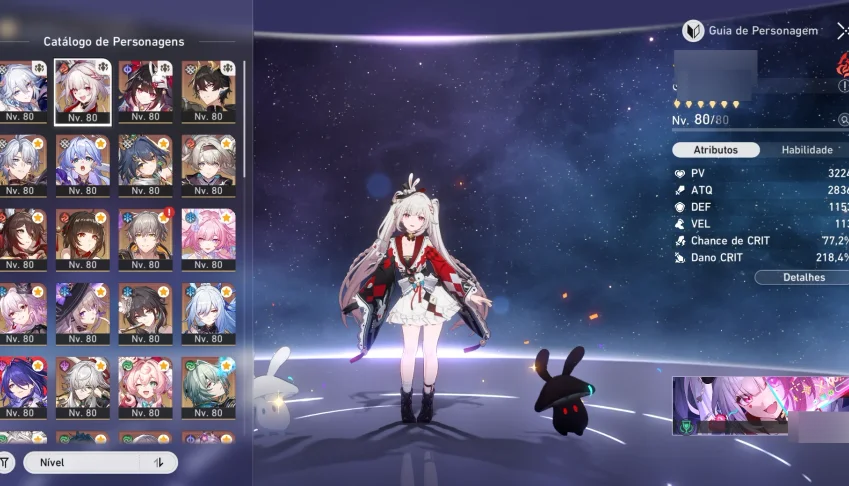 conta honkai star rail 33 5* endgame + herta e2s1