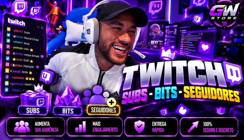 Twitch Subs Bits Seguidores | Mais Barato Da Plataforma