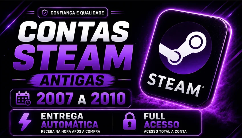 Contas Steam Antigas 2007 A 2010 | Medalhas