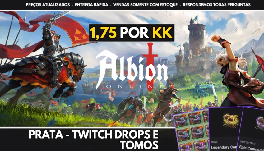 Albion Online - Prata 1,75/Kk [Melhor Preço Na]