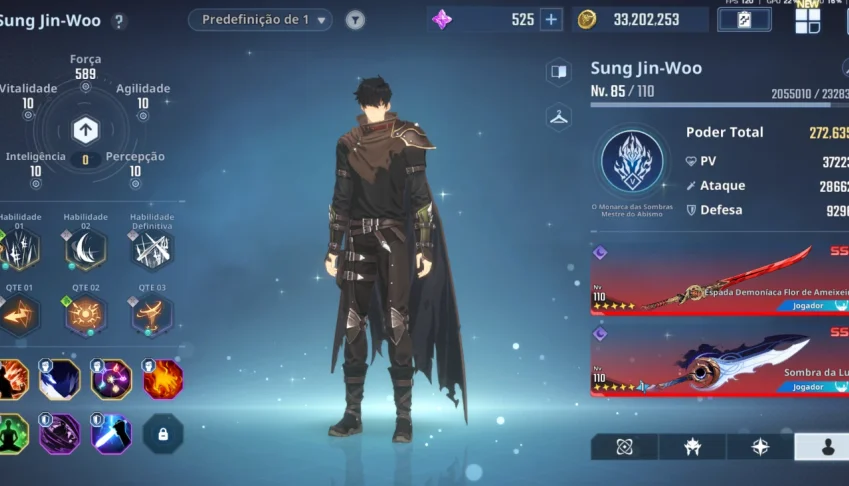 Conta Gemada Solo Leveling Arise