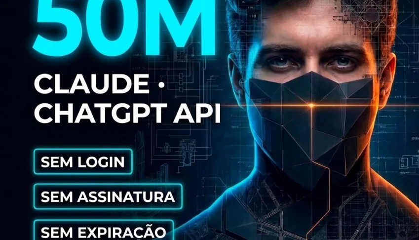 Claude + GPT API 50M — Sem Expiracao | 15 Imagens