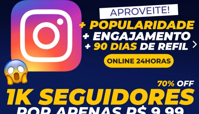 1K DE SEGUIDORES BRASILEIROS/MUNDIAIS 15 reais