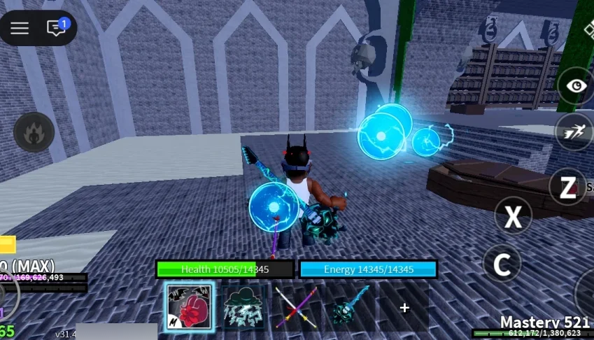 Conta de Blox Fruits Level max, 13m de bounty e itens raros