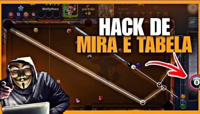 8 Ball Pool Hacker Mira Infinita + Tabela 2026 100% ANT-BAN