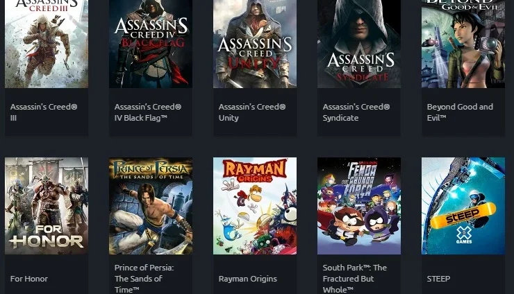 Vendo conta Uplay avaliada em mais de 1400 reais c/ 18 jogos