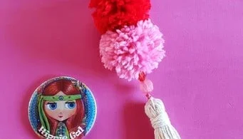 Chaveiro Pompom para Bolsas