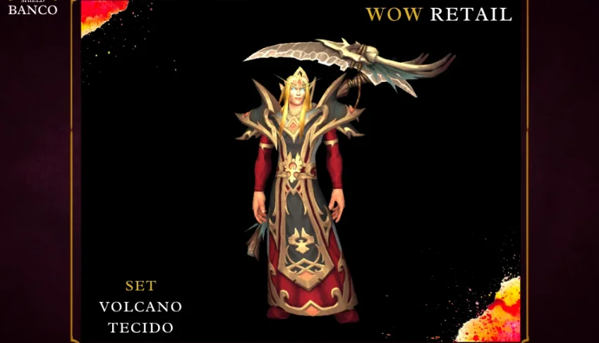 World of Warcraft -Transmog de armadura de TECIDO