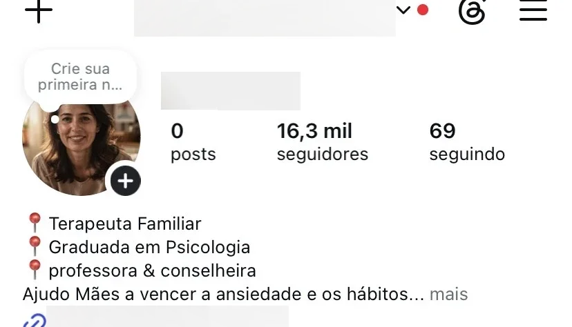 Conta Instagram 16mil seguidores