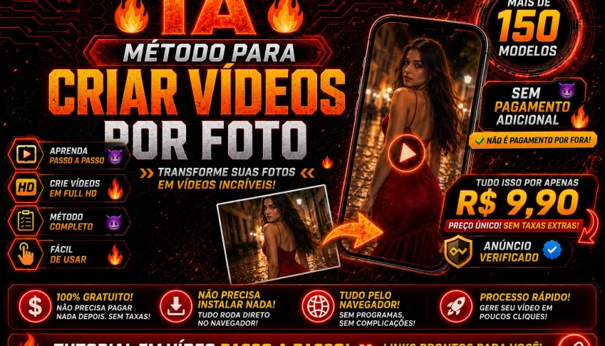 Treinamento de IA | Curso de Animação de Foto para Vídeo