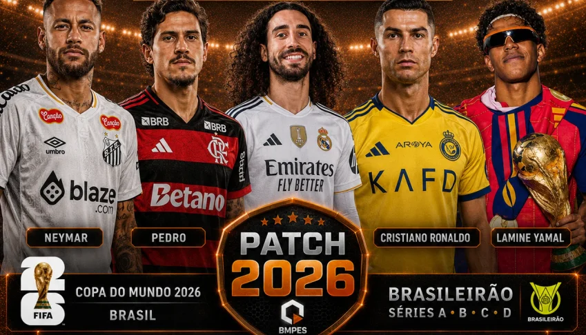 🔥 BMPES  – PES 2021 PC | Patch 2026 Completo + Jogo