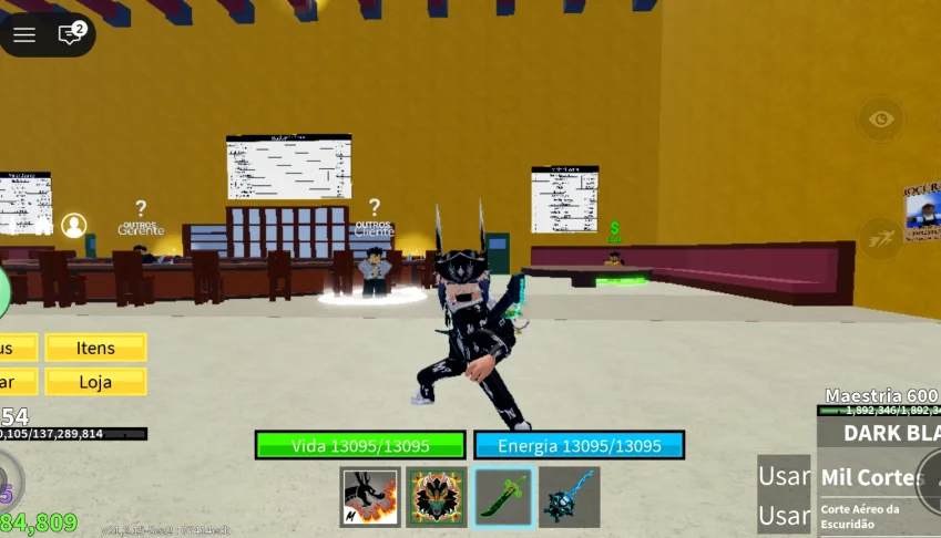 Conta LOTADA GAMEPASS Roblox, bloxfruits