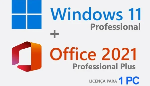 Windows 11 Pro + Office 2021 Pro - Esd + NF_e