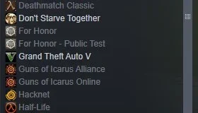 Conta STEAM com 68 jogos.