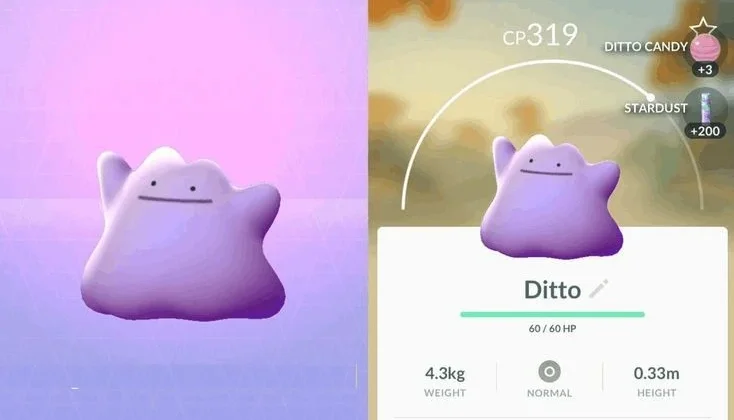 Pokemon Go Captura Ditto Para Quest Mew