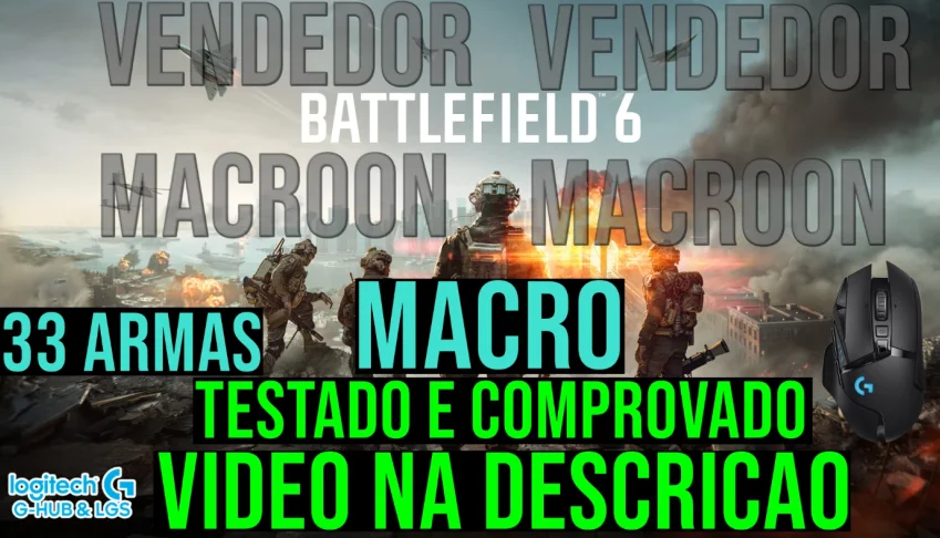 Macro - Battlefield 6 (Vitalicio) Mouses Logitech