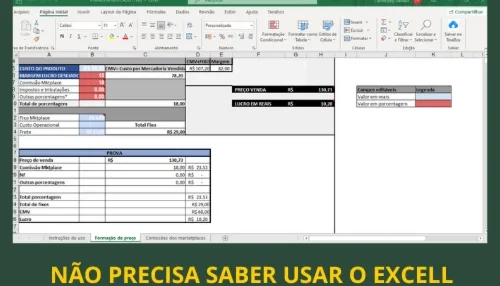 Planilha de Precificação ML