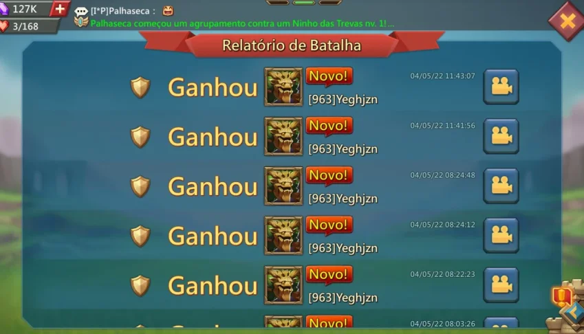 Conta do lord mobile