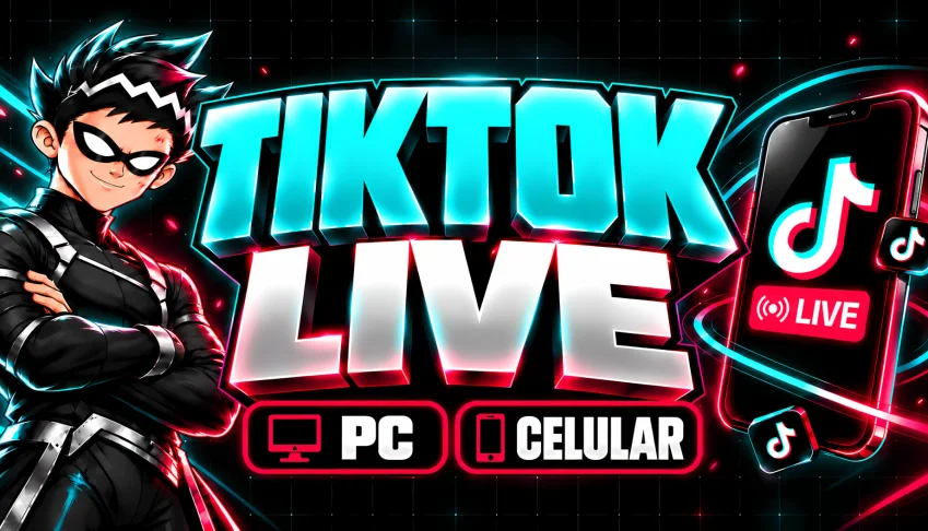 Contas TikTok | LIVE Studio PC | LIVE Celular | Link na Bio