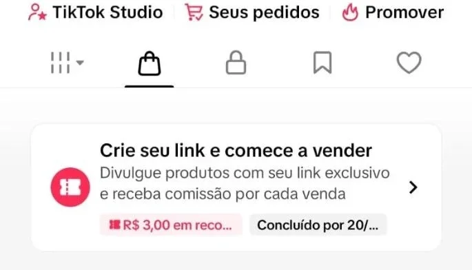 Conta Do Tiktok Com Shop Ativo +1,1K Seguidores, Lives Ativa