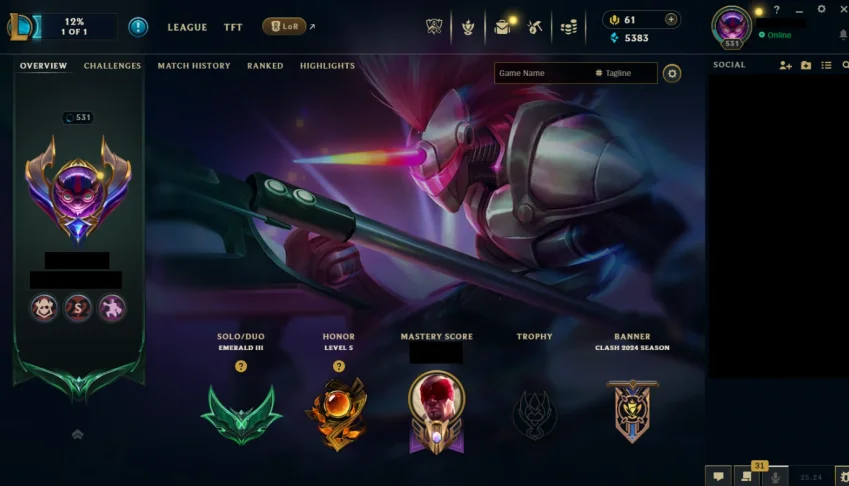 Conta League of legends 400 skins Esmeralda 3