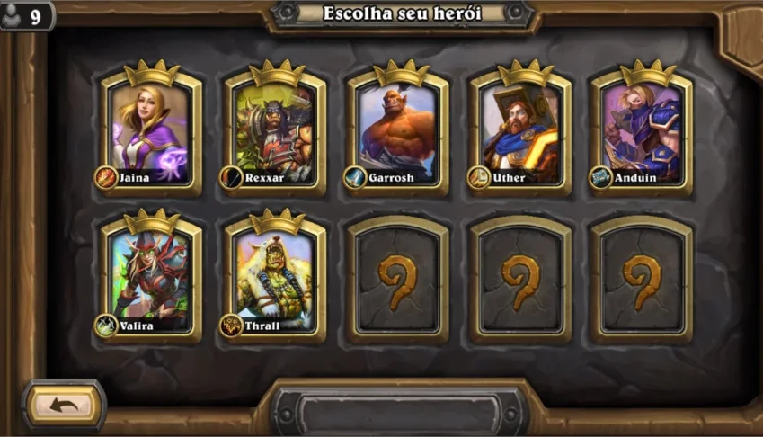 Vendo conta Hearthstone