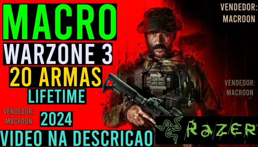 Macro - Call Of Duty Warzone 3 - Mouses Razer (Vitalicio)