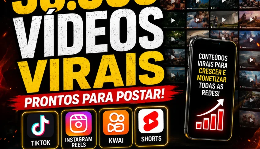 🔥 Mega Pack +50.000 Vídeos Para Criação De Conteúdo
