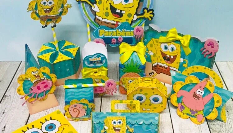 Arquivos De Corte Silhouette - Bob Esponja