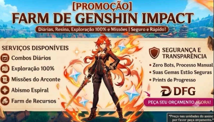 [PROMOÇÃO] Serviços de Genshin Impact
