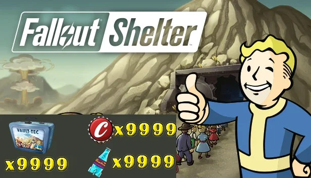 Fallout Shelter - Caps - Quantum - Boxes - Steam/Android