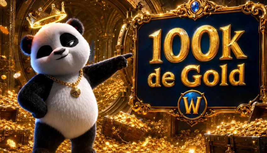 100K de Gold WOW Todos os Servidores