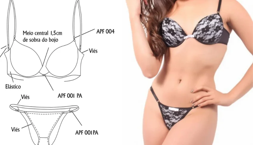 Kit Moldes PDFLingerie Calcinha Básica Plus Size