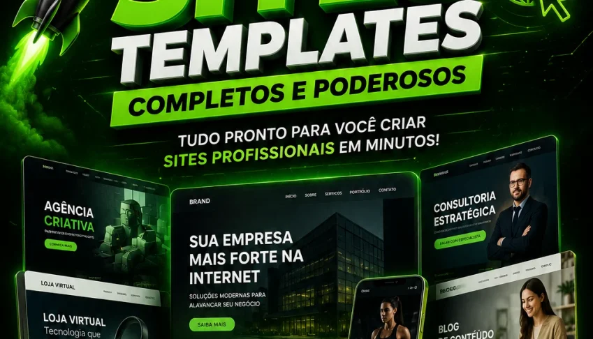 🚀 Pack +2000 Sites & Templates Completos E Poderosos